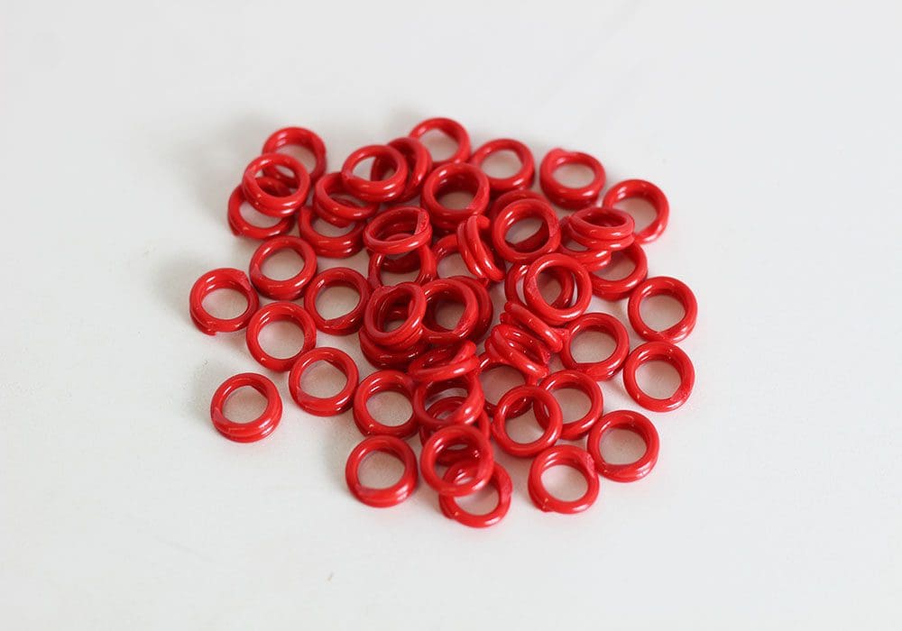 3/8" Plastic Legband Packed 50 per Bundle - 1000 Pack