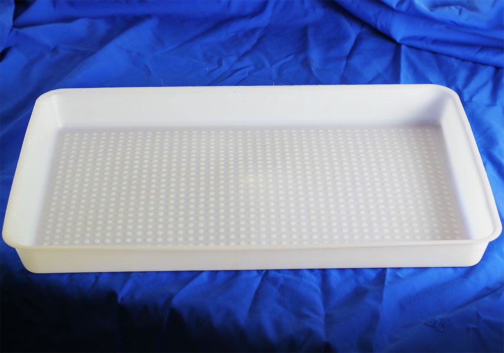 Plastic Chick Feeder Lid - White